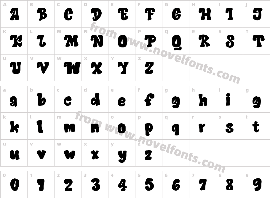 Picky Ghost RegularCharacter Map
