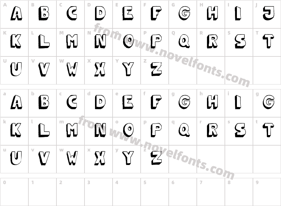 Mono2poserCharacter Map