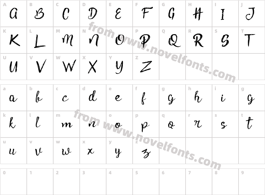 Pink GladiolusoneCharacter Map