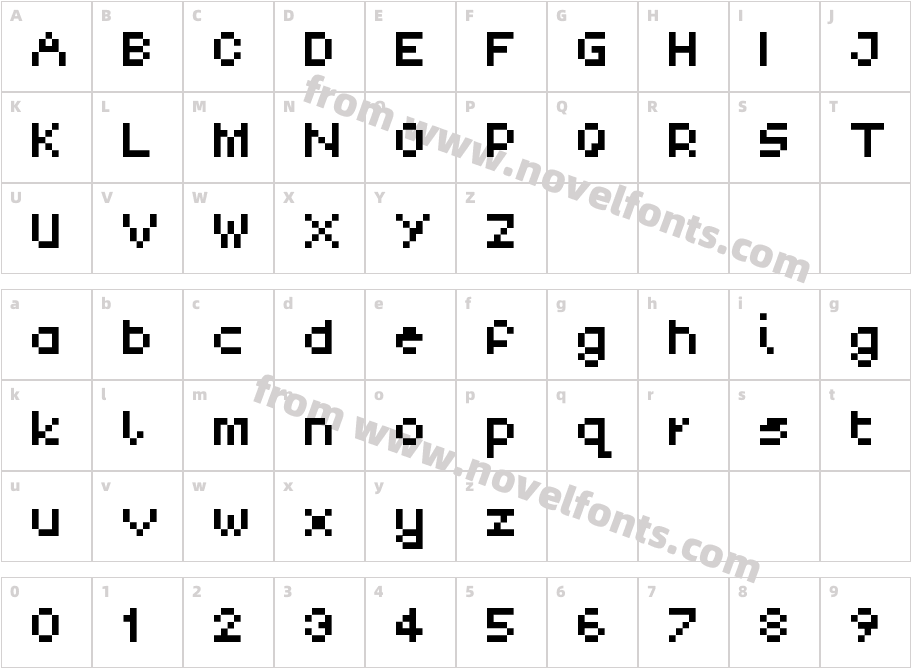 PixelCharacter Map