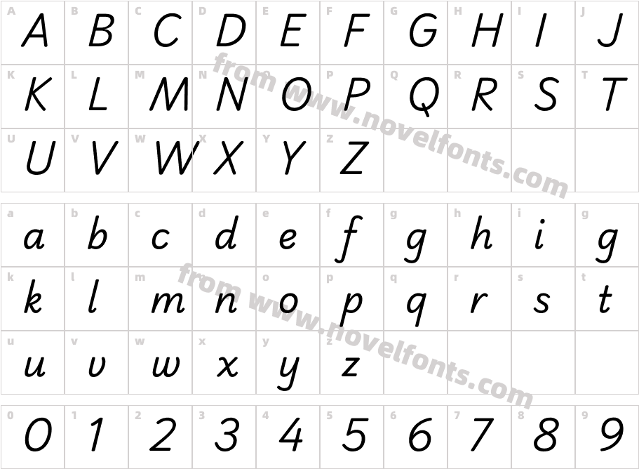 Playwrite IS RegularCharacter Map