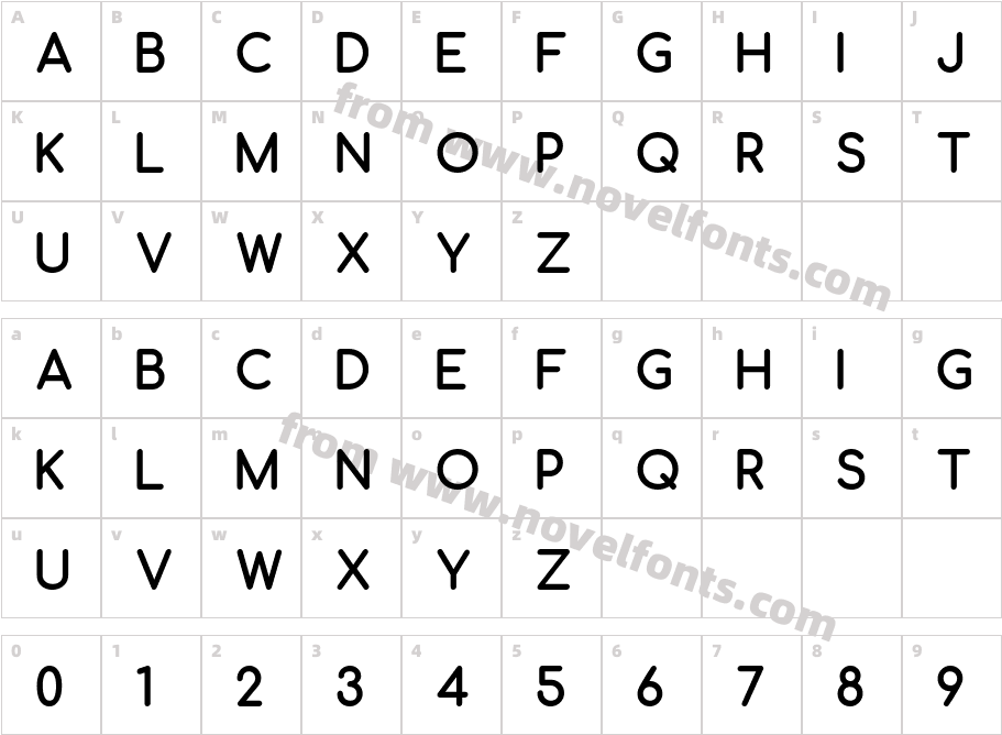 Poco LogoCharacter Map