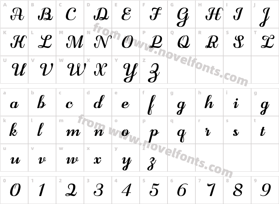 Poetry ScriptCharacter Map