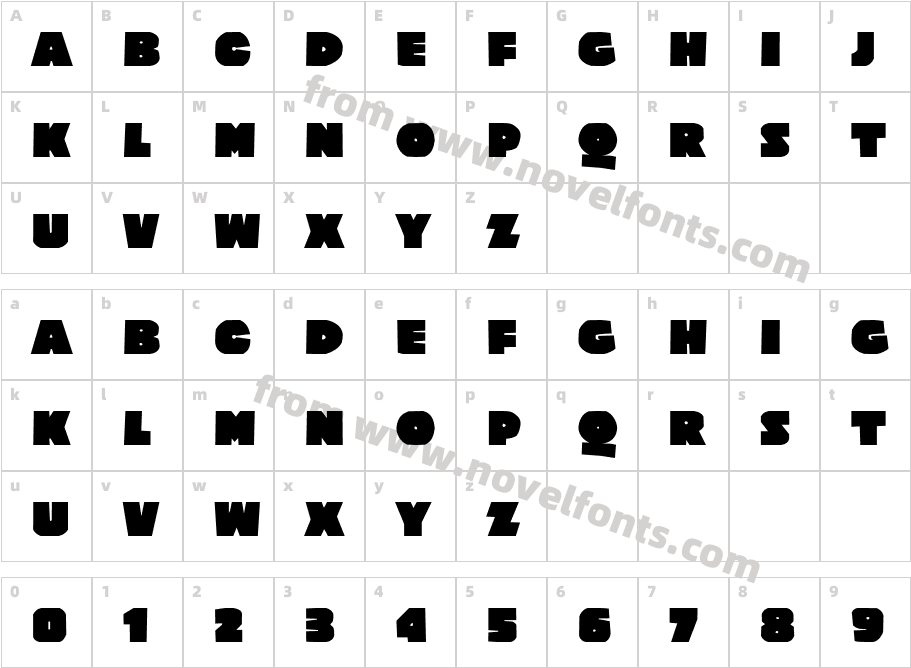 Poleno BlackCharacter Map
