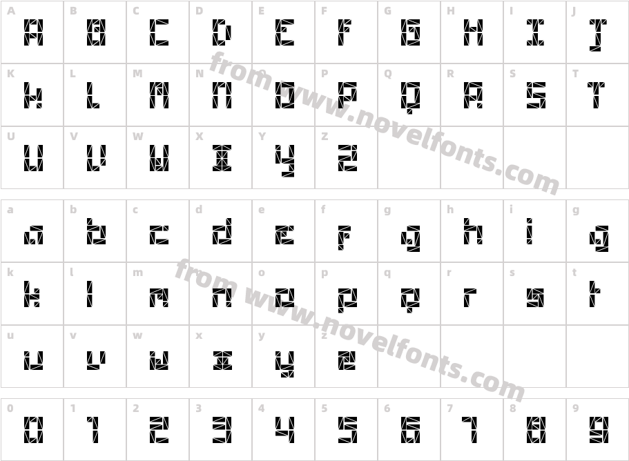 Polygon RegularCharacter Map