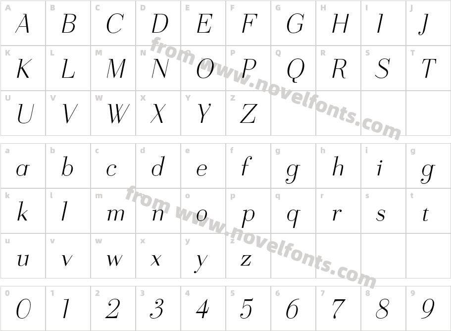 Polygoni 60Character Map