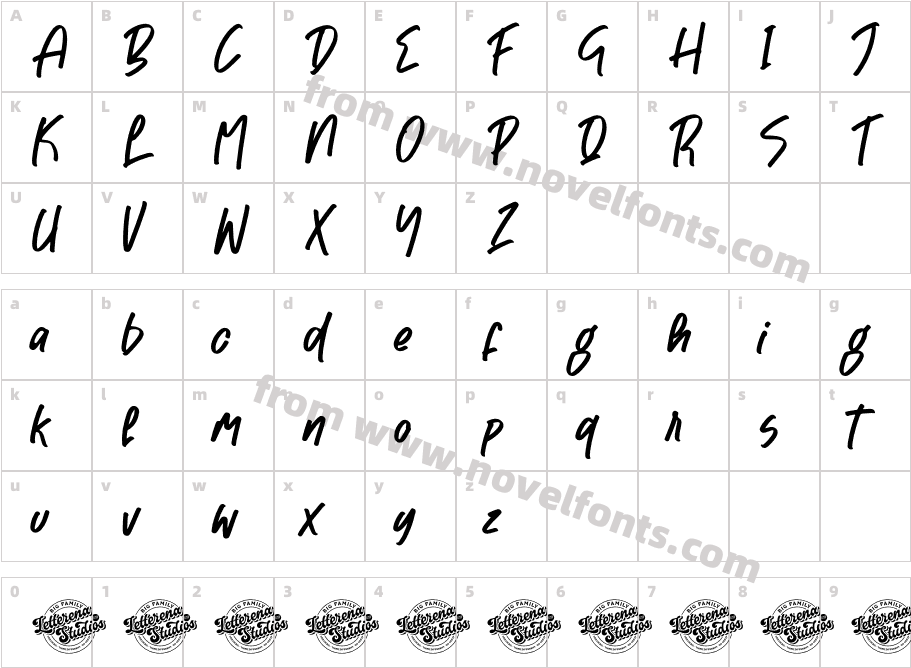 Pontipect Maxims DEMO VERSIONCharacter Map