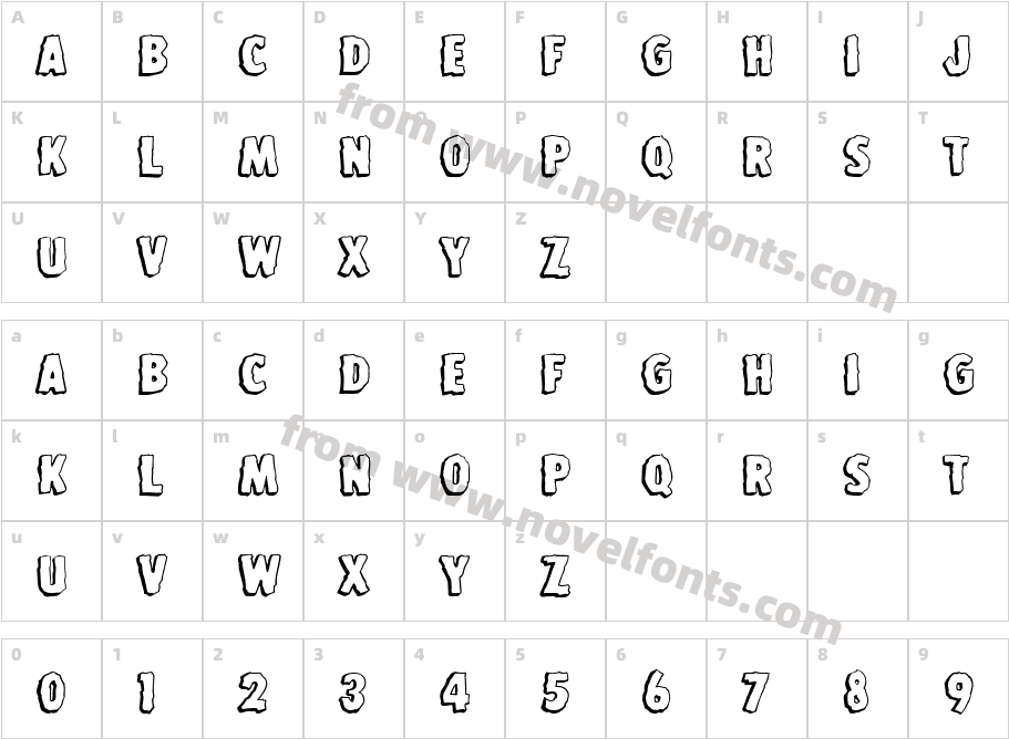 197-CAI978Character Map