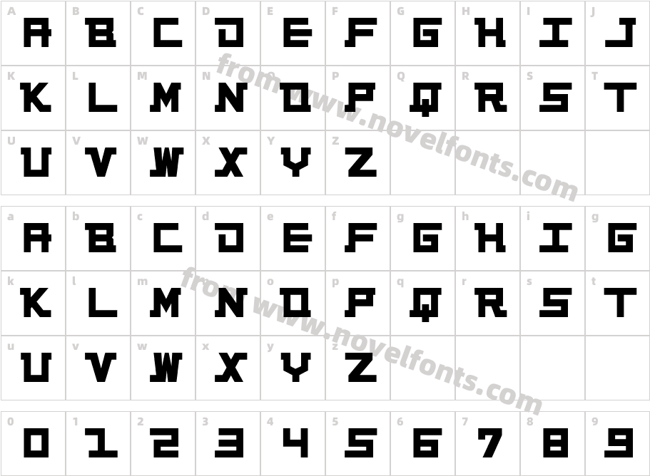 Poster Linear connect RegularCharacter Map