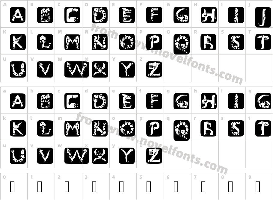 MonsterHunterCharacter Map