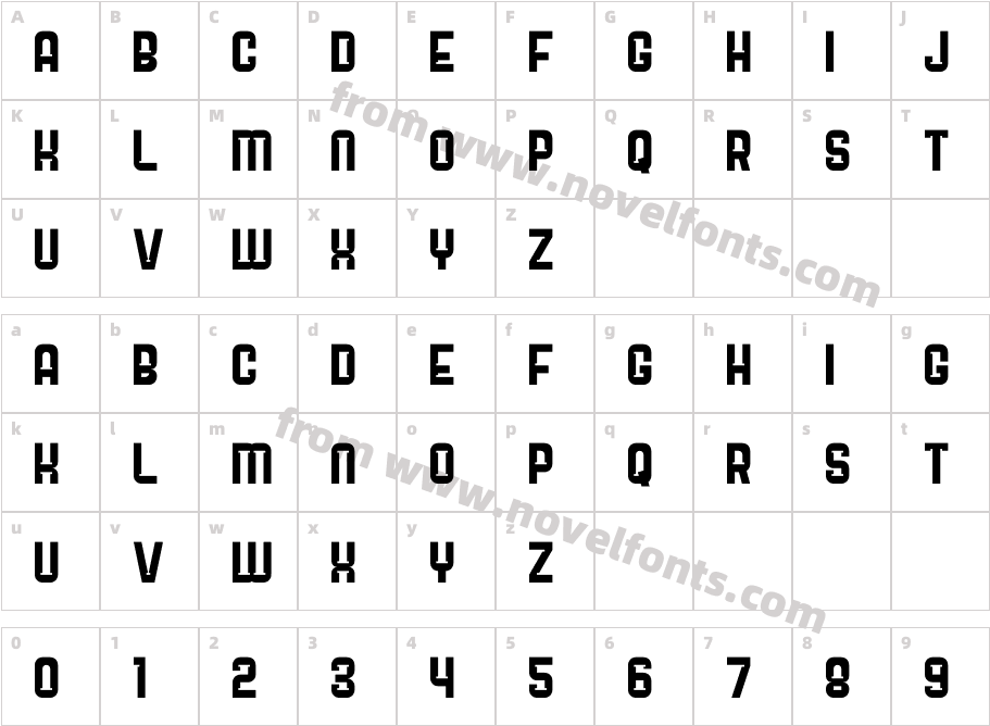 PostyCharacter Map