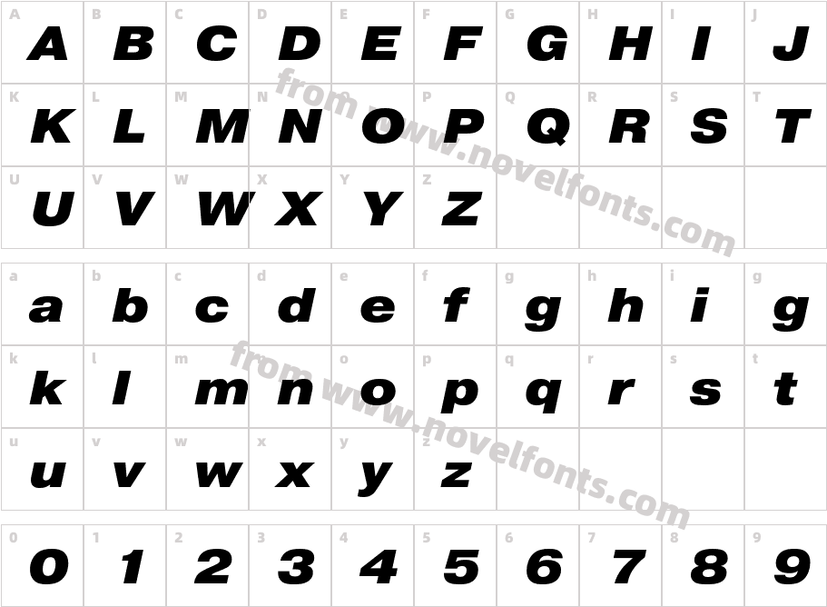 Pragmatica Ext Black OblCharacter Map