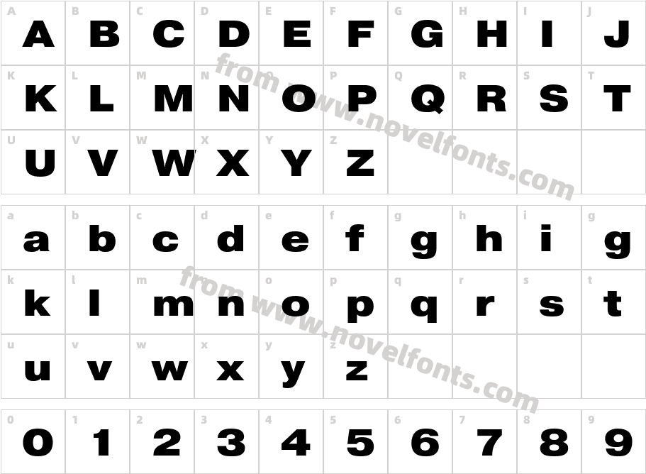 Pragmatica Ext BlackCharacter Map