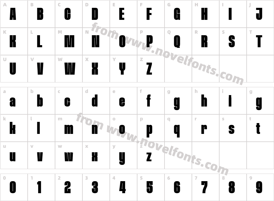 Procerus BlackCharacter Map
