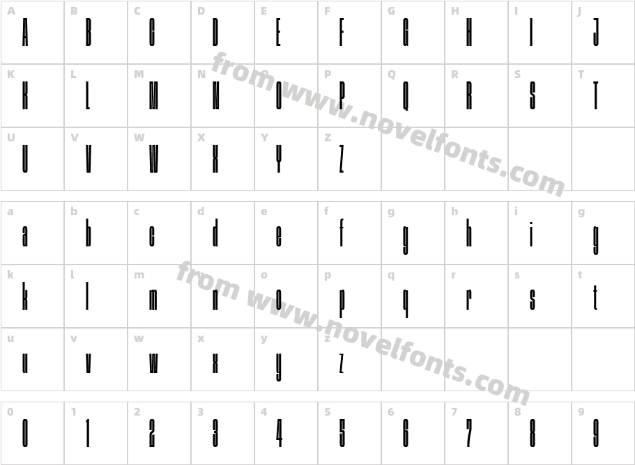 Procerus LightCharacter Map