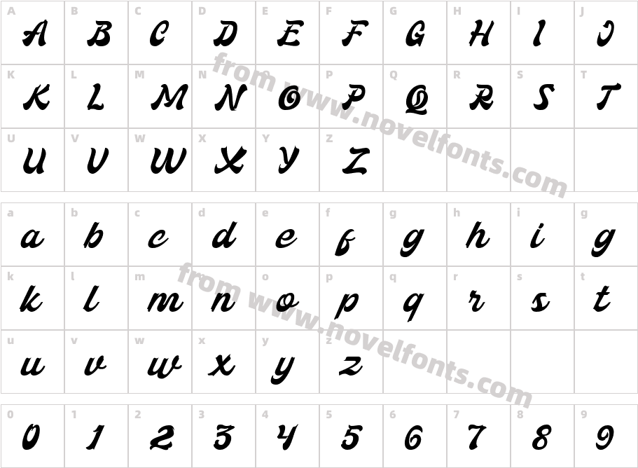 MontellaCharacter Map