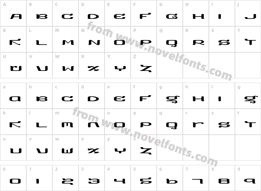 MontenegroCharacter Map