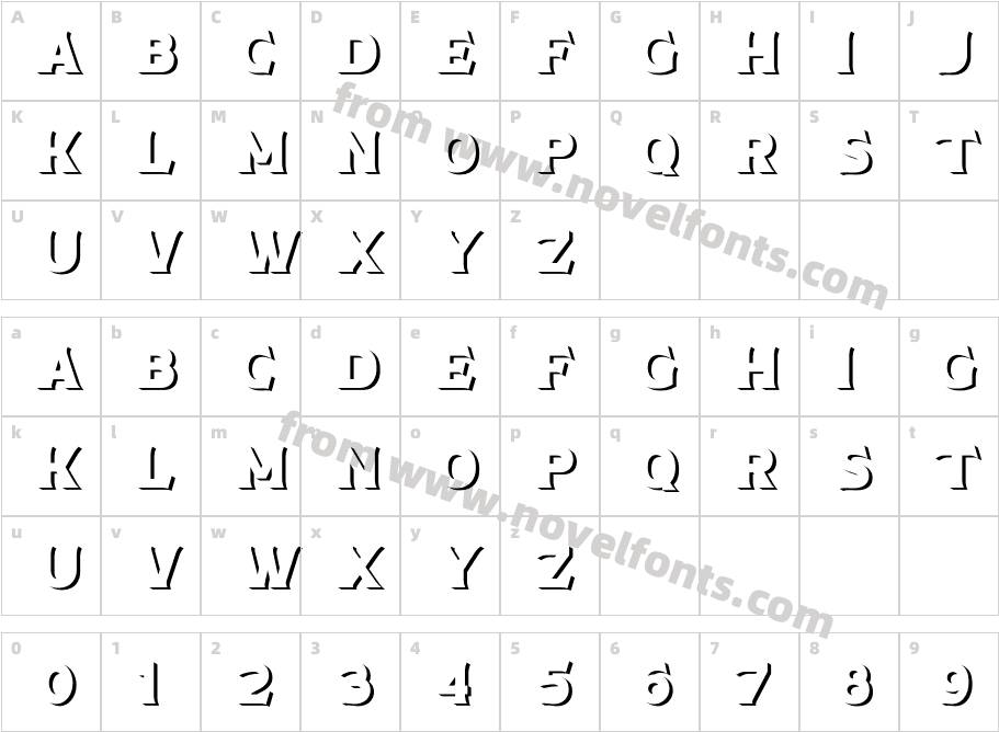 Pronter ShadowCharacter Map