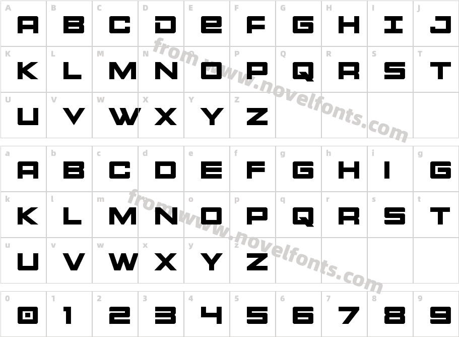 MontrocCharacter Map