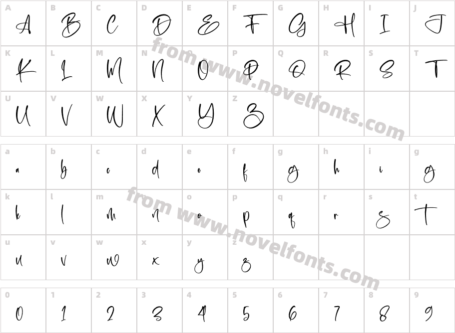 PuertarikoCharacter Map