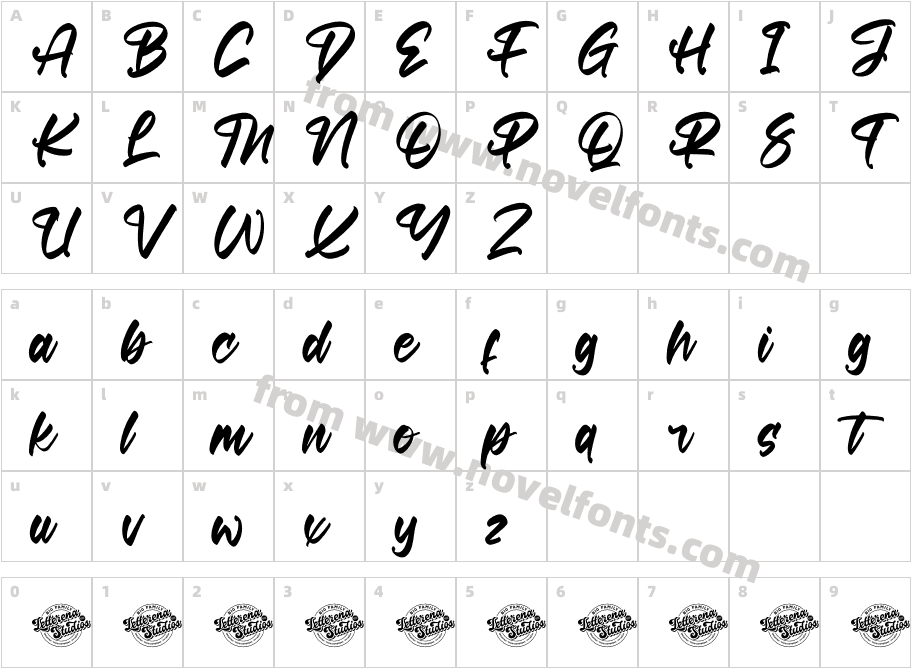 Purplest Stonelly DEMO VERSIONCharacter Map
