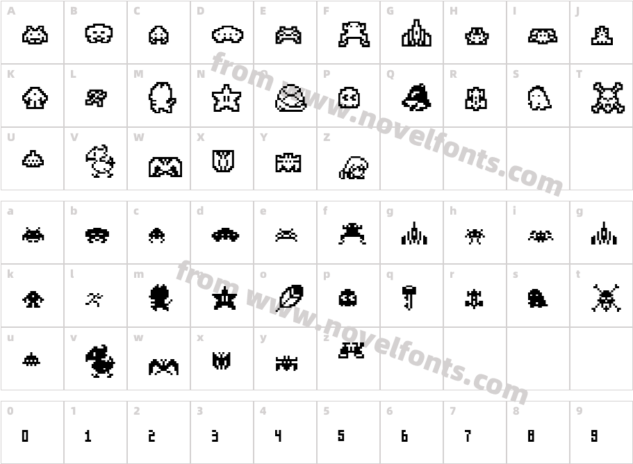 1977 .4.0Character Map