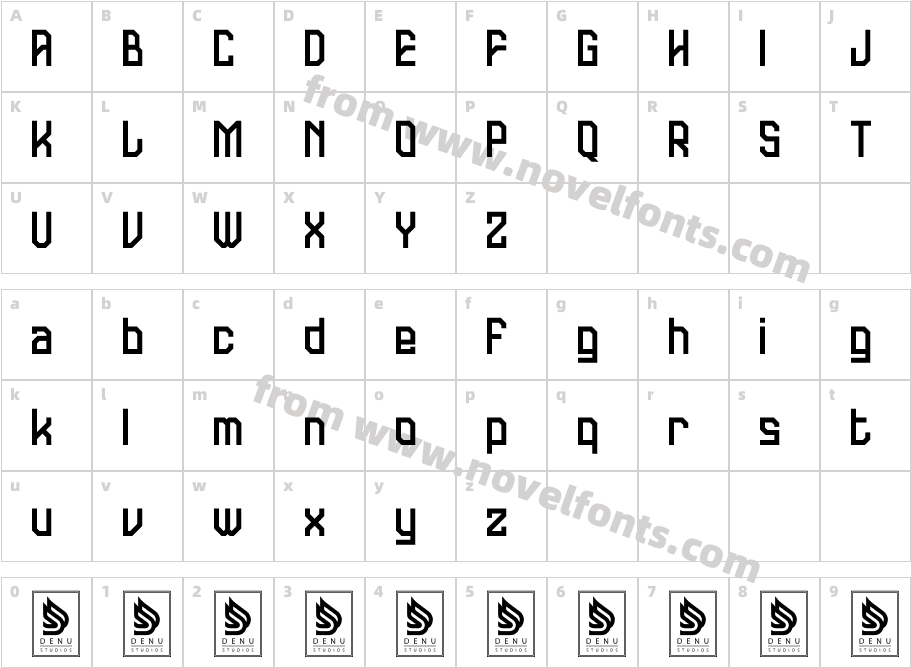 QeonCharacter Map