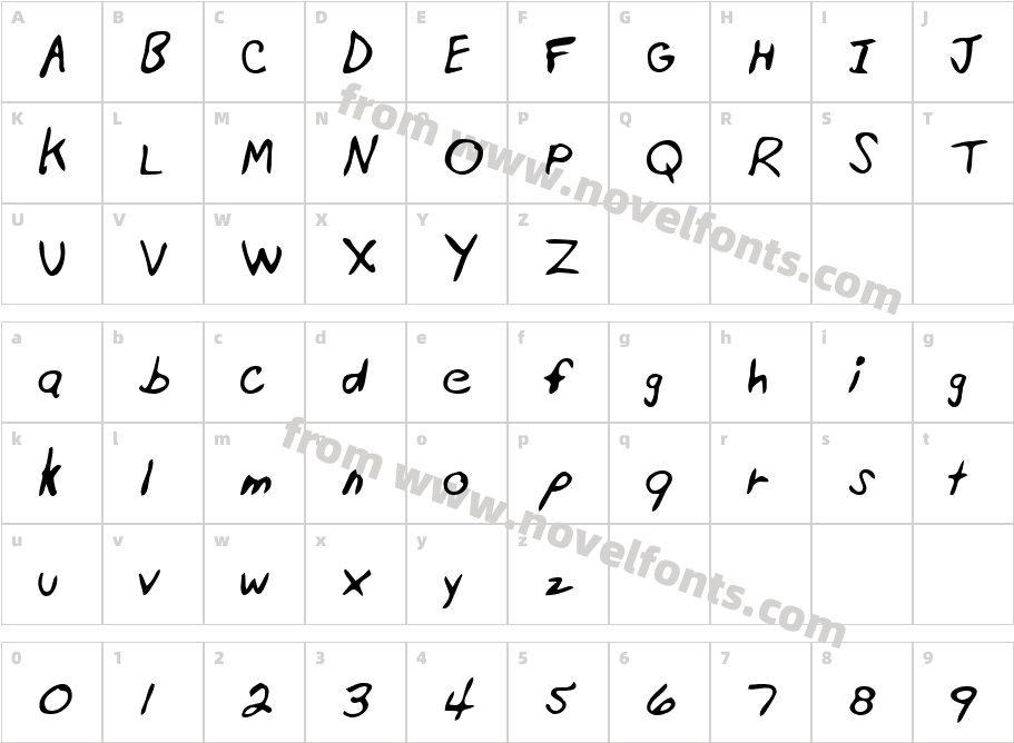 MontysHand-PlainCharacter Map