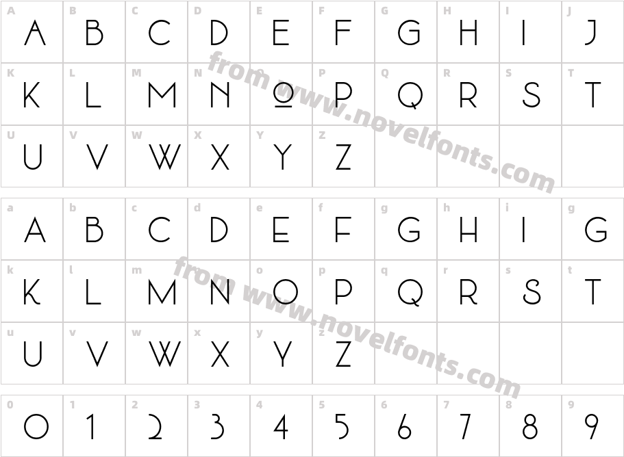 QuartzCharacter Map