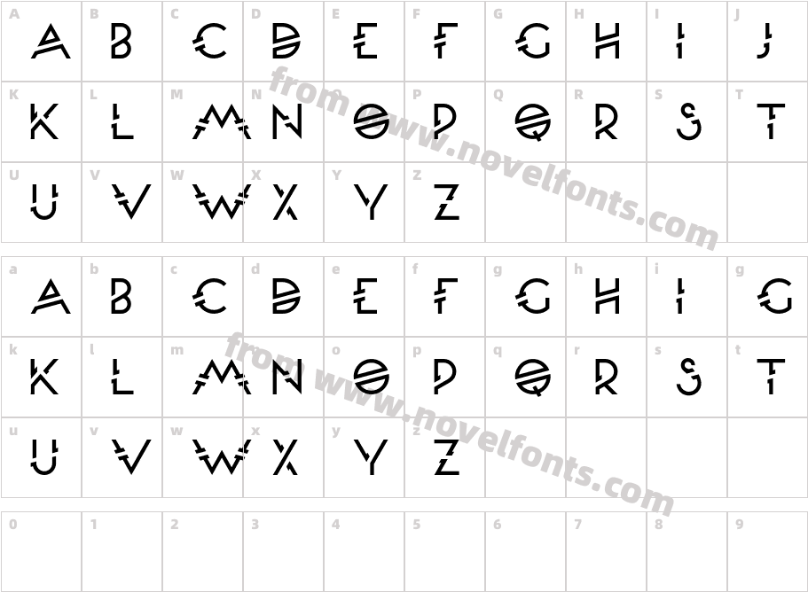 MoondanceCharacter Map