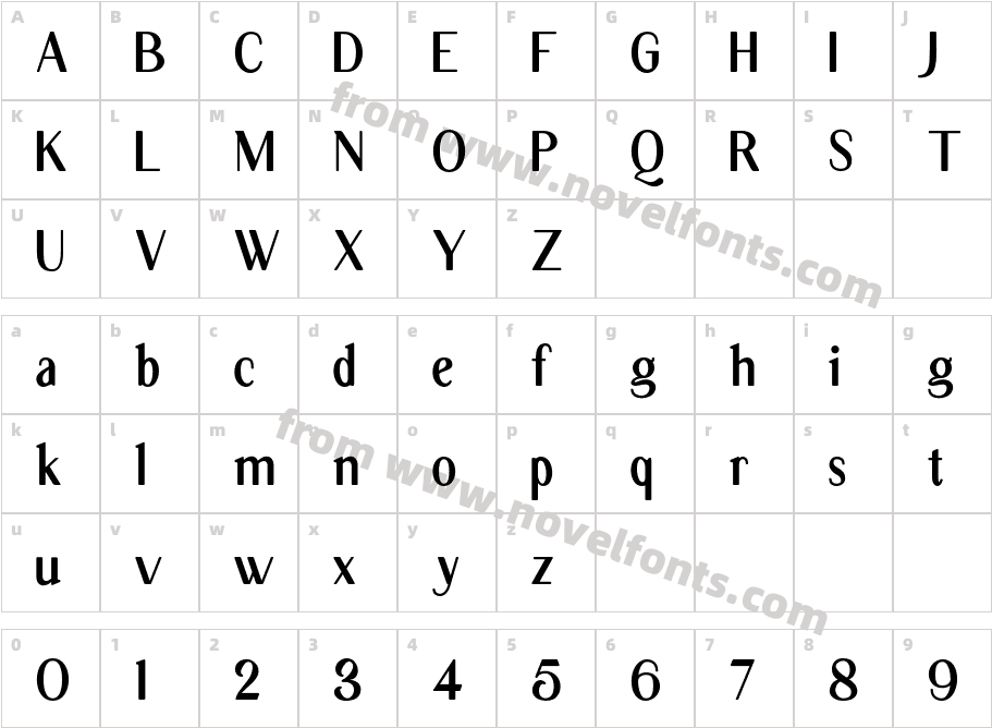 QuelinagloriosaCharacter Map