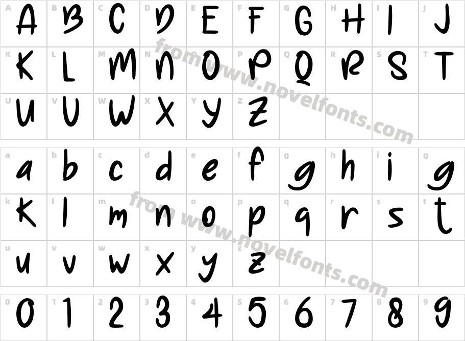 MoonstoneCharacter Map