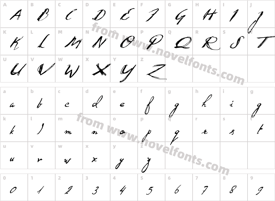 Quid Pro QuoCharacter Map