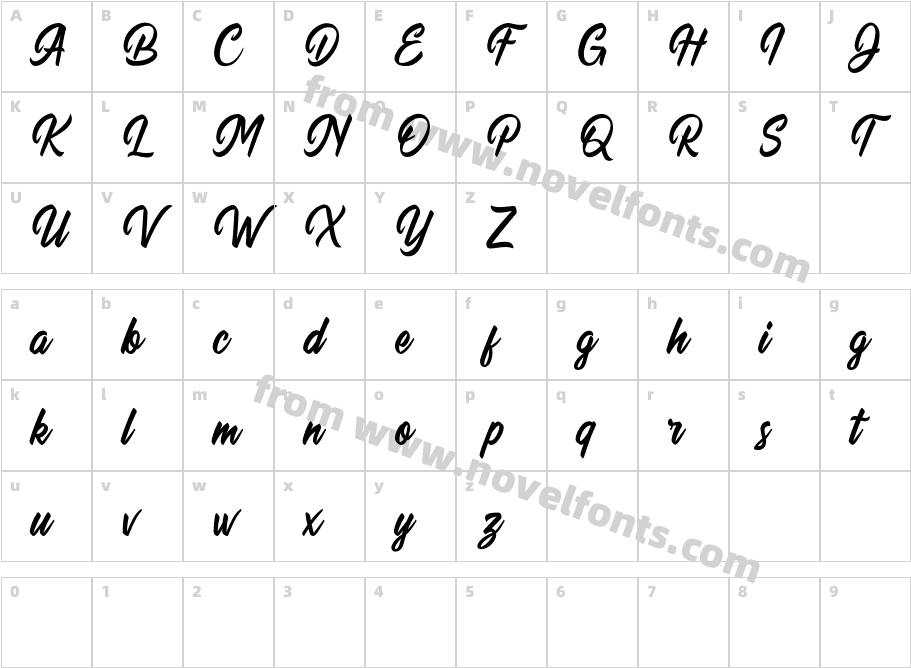 QuillainCharacter Map