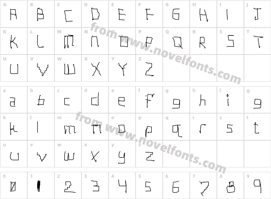 Morant SquaredCharacter Map