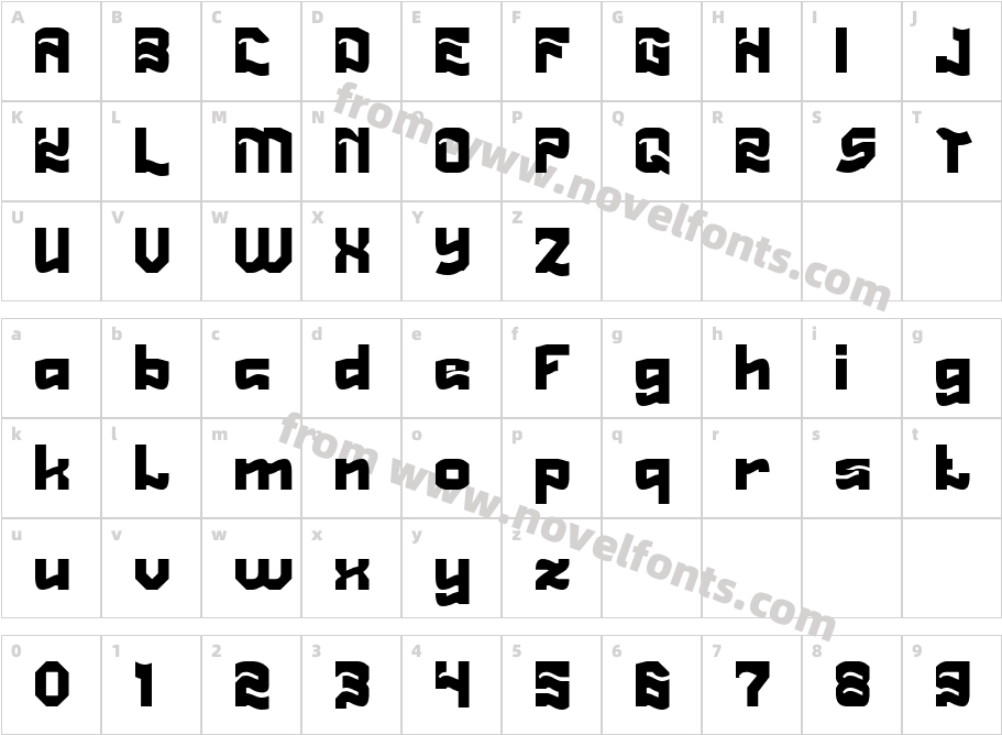 Quirky Style LightCharacter Map
