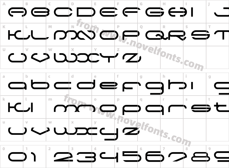 RACQOCharacter Map