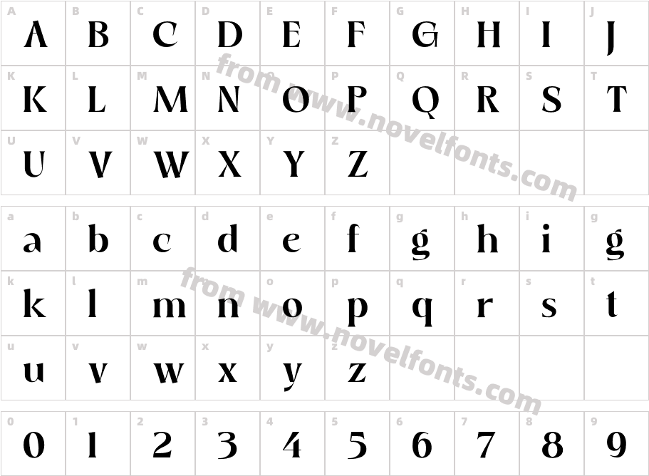 RESIDENTCharacter Map