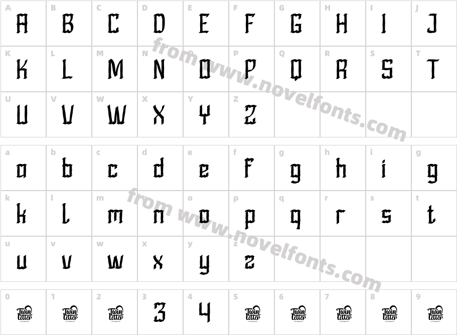 RHESON RegularCharacter Map