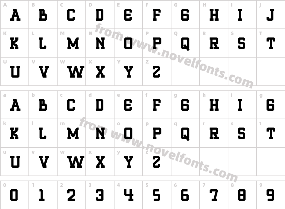 ROQUEROCharacter Map