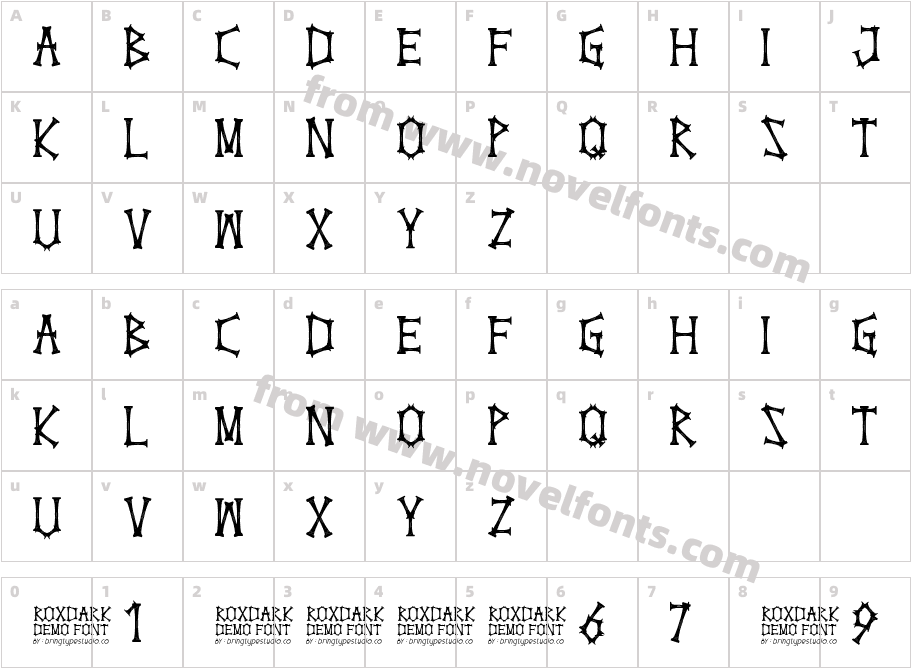 ROXDARKCharacter Map