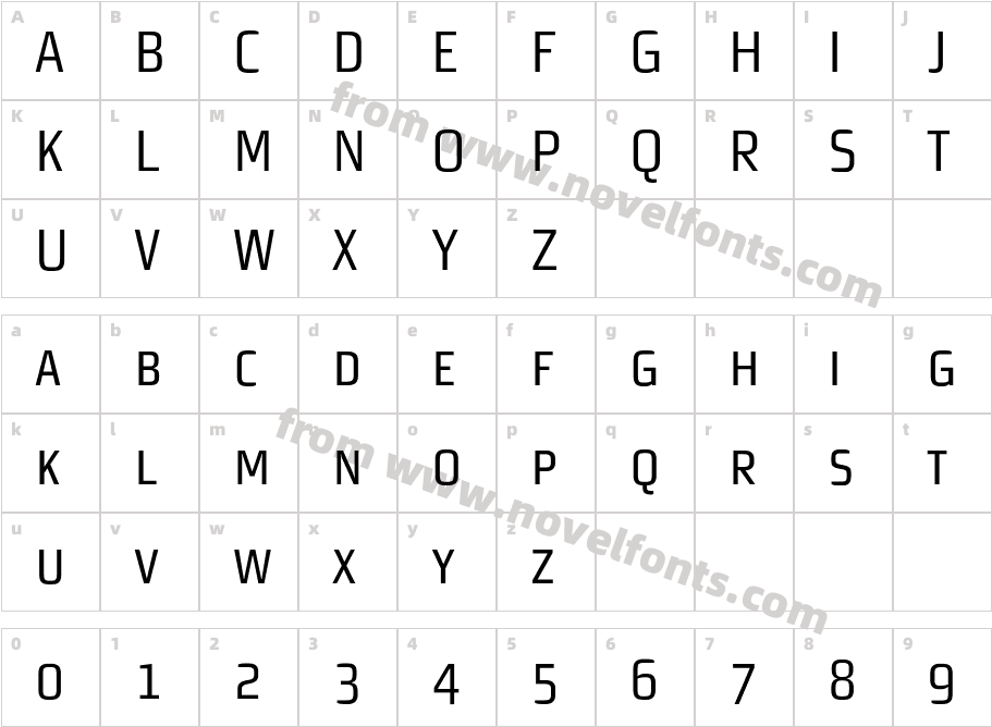 MorganSansCond-RegularExpertCharacter Map