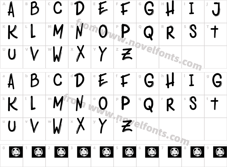 RainbowCharacter Map