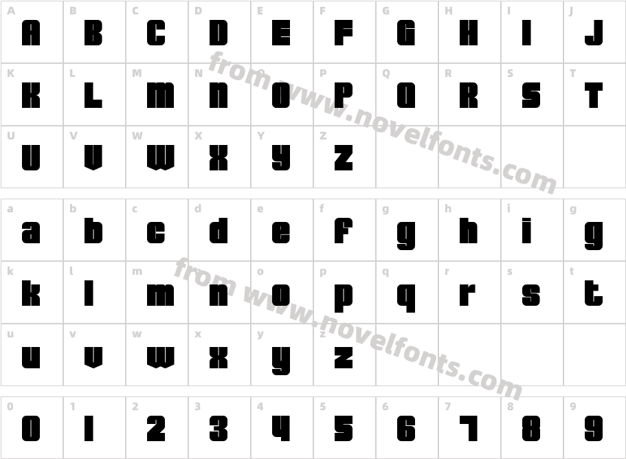 RainzCharacter Map