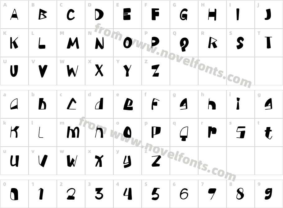 Randomly RegularCharacter Map