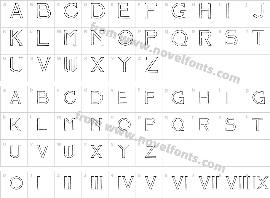 Mosaic_OutlineCharacter Map