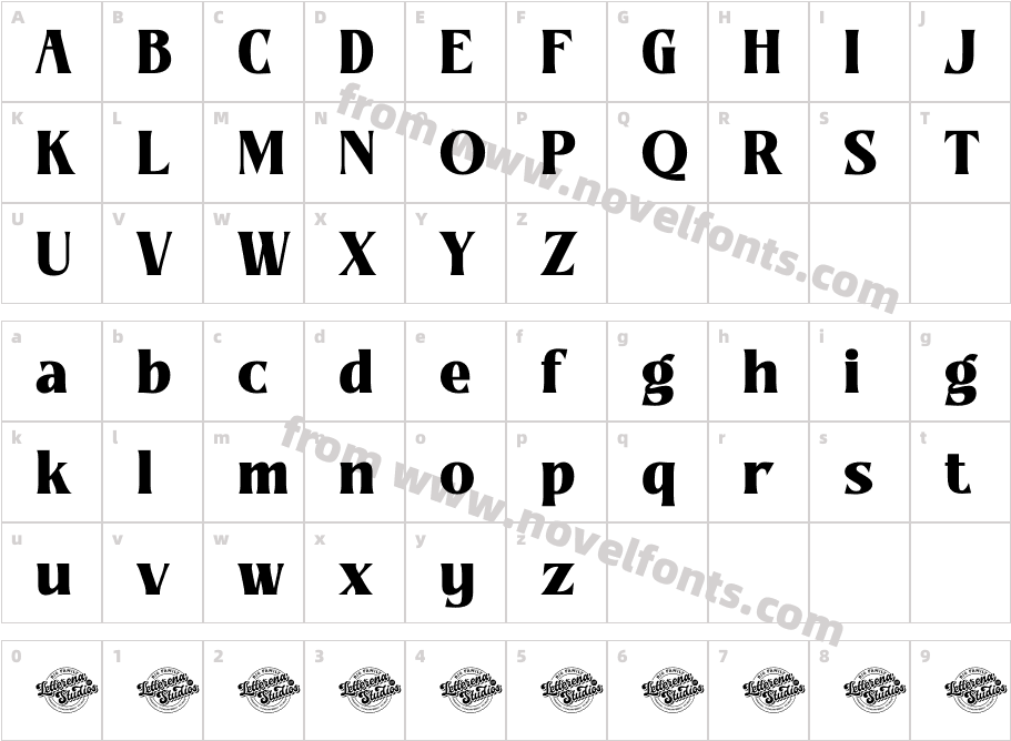 Readom Builder DEMO VERSIONCharacter Map