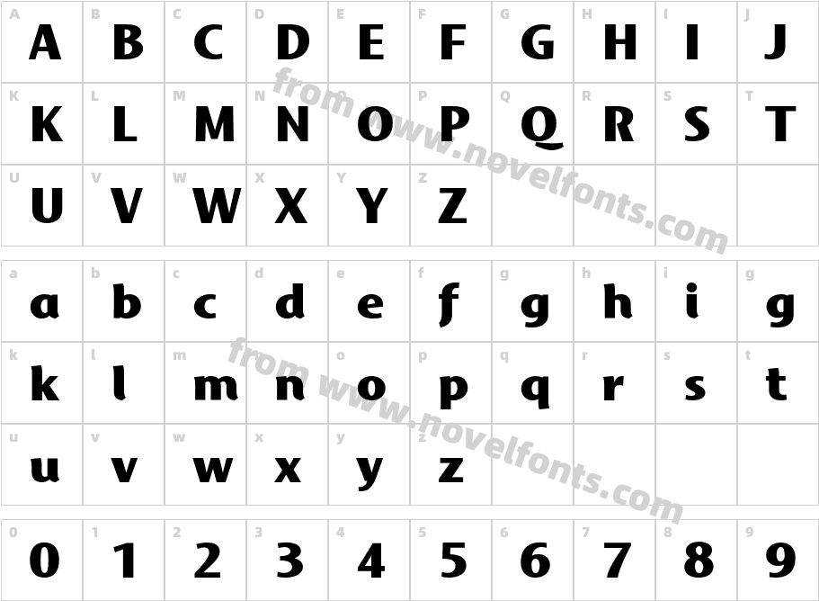 MosquitoStd-BlackCharacter Map