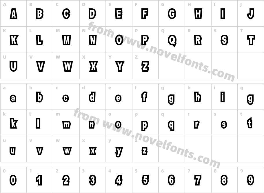 Motel ImperialCharacter Map