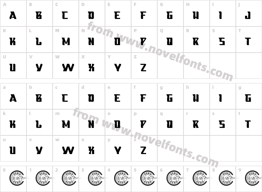 Motorace DemoCharacter Map